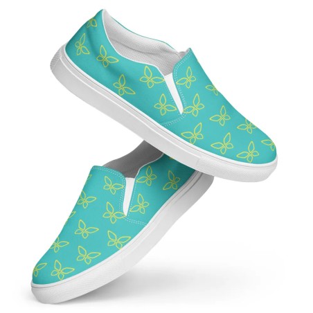 Women’s slip-on canvas shoes - TypeA (Dark Turquoise)