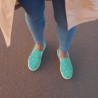 Women’s slip-on canvas shoes - TypeA (Dark Turquoise)