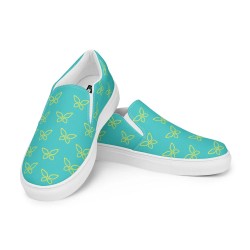 Women’s slip-on canvas shoes - TypeA (Dark Turquoise)