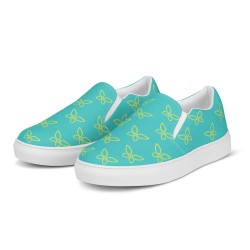 Women’s slip-on canvas shoes - TypeA (Dark Turquoise)