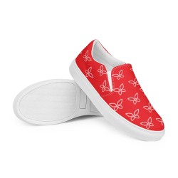 Women’s slip-on canvas shoes - TypeA (Alizarin)