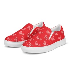 Women’s slip-on canvas shoes - TypeA (Alizarin)