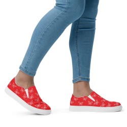 Women’s slip-on canvas shoes - TypeA (Alizarin)